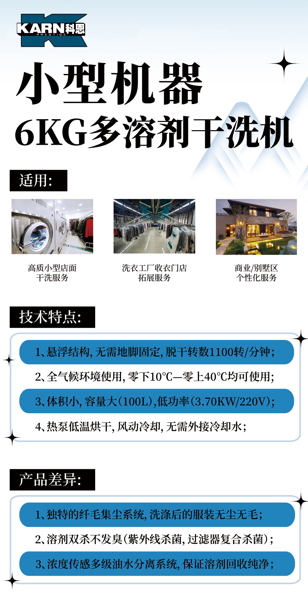 六公斤多溶劑干洗機(jī)（圭潔款）
